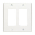 Leviton Wallplates 2 Gang Dec Wlplt Nylon Gray 80409-NGY